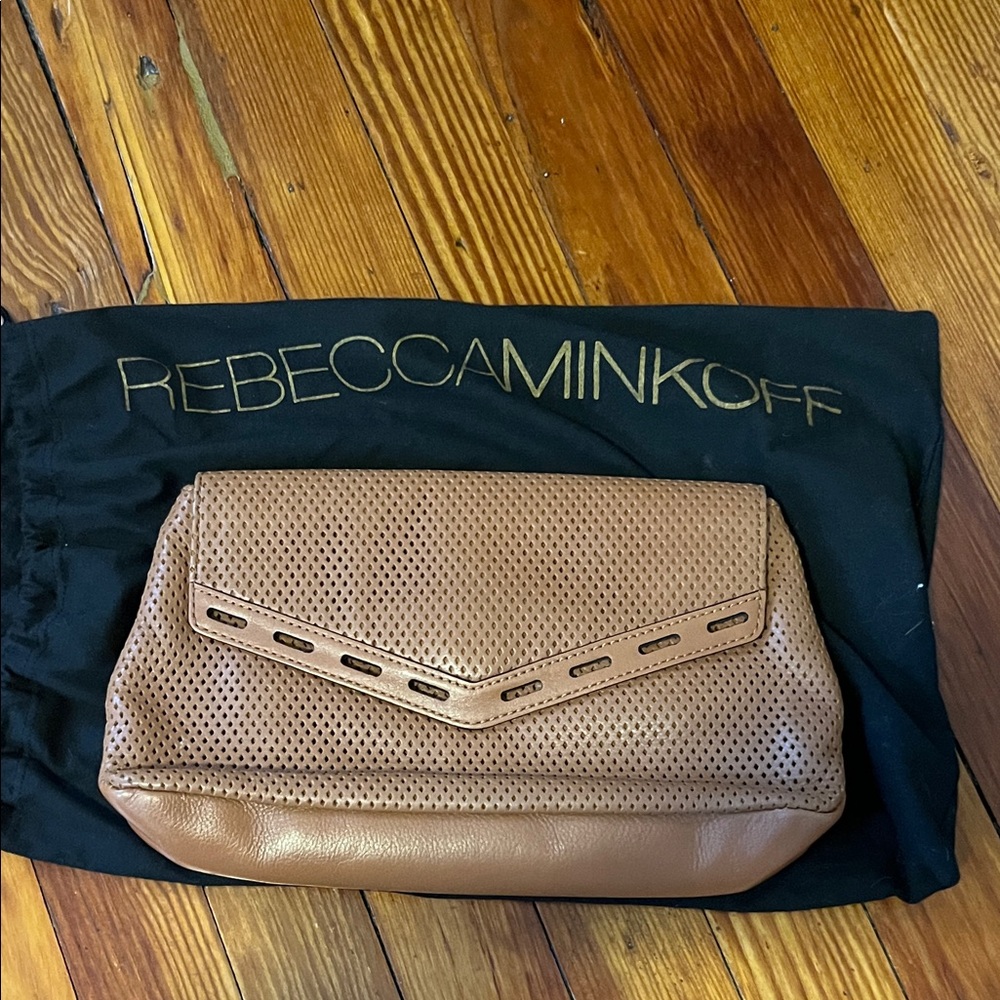 Rebecca Minkoff Perforated Leather Clutch